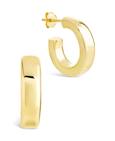 Sterling Forever Silver Marisa Polished Stud Earrings