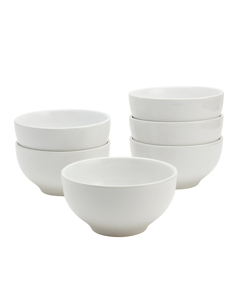 Tabletops Gallery Chic Cereal Bowls, Set of 6, Service For 6