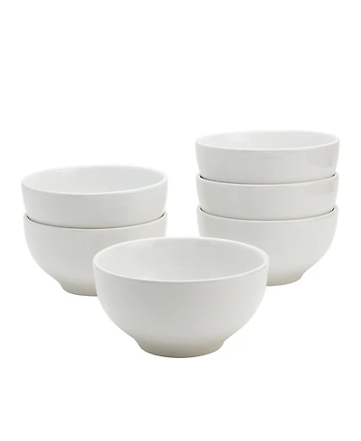 Tabletops Gallery Chic Cereal Bowls, Set of 6, Service For 6