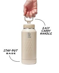 Takeya Sport 32 oz. Triple-Insulated Water Bottle with Straw Lid