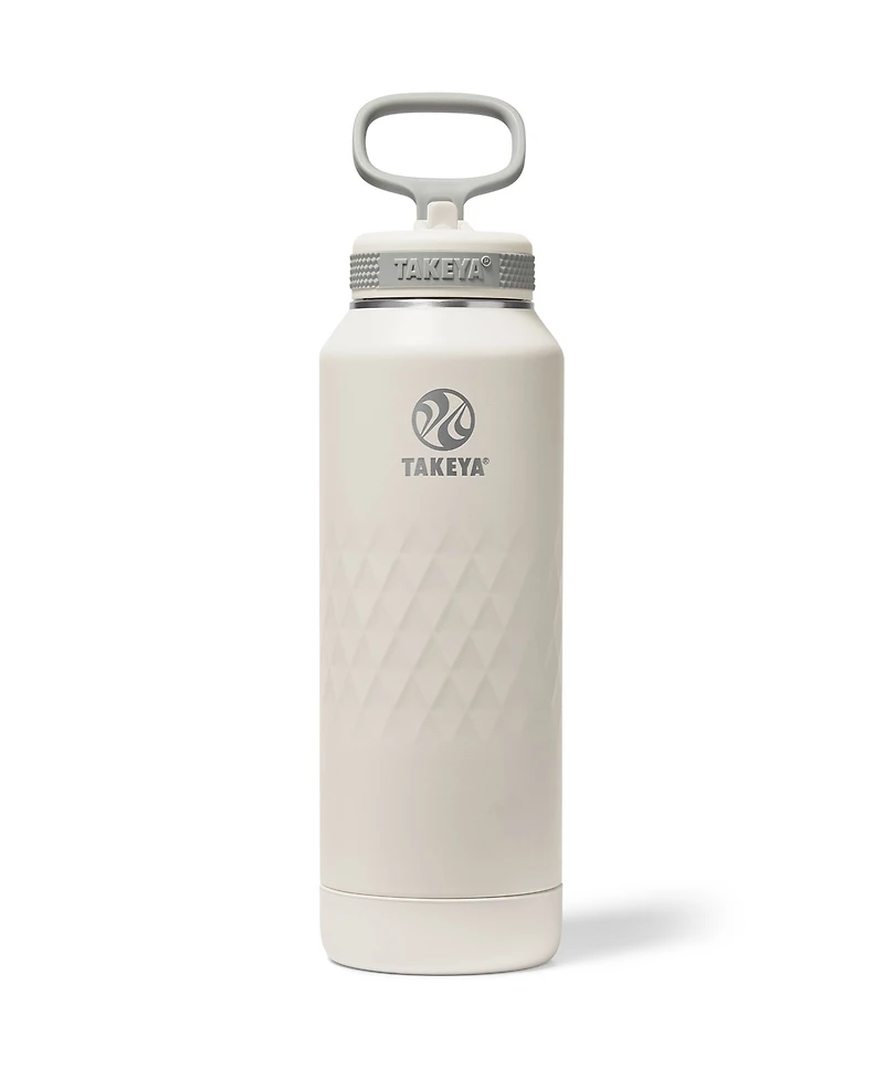 Takeya Sport 40 oz. Triple-Insulated Water Bottle with Straw Lid