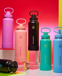 ThermoFlask 40 oz. Double Wall Vacuum Insulated Water Bottle with Straw Lid