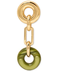 kate spade new york Cubic Zirconia Interlock Linear Drop Earrings