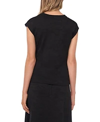 Vince Camuto Women's Drop Shoulder Tank With Front Knot Top