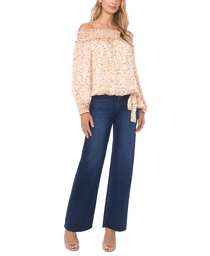 Vince Camuto Women's Off-The-Shoulder Long-Sleeve Top