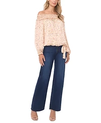 Vince Camuto Women's Off-The-Shoulder Long-Sleeve Top