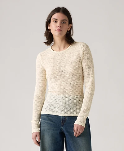 Levi's Women's Anika Crewneck Long Sleeve Top