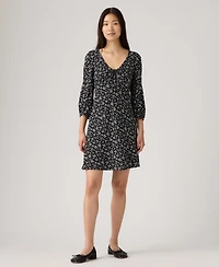 Levi's Women's Odette Holiday V-Neck Mini Dress
