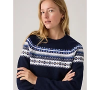 Levi's Women's Lou Fair Isle Crewneck Sweater