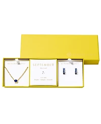 Kendra Scott 2-Piece Cubic Zirconia Cailin Pendant Necklace and Huggie Earrings Gift Set