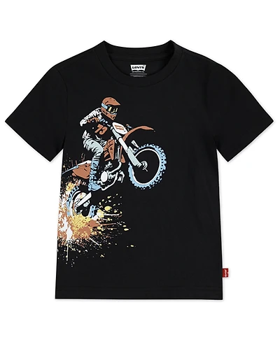 Levi's Boys Toddler 2T-4T One Wild Ride Graphic Print T-Shirt