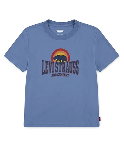 Levi's Boys 4-7 Bear With Me Graphic Print Short Sleeve T-Shirt