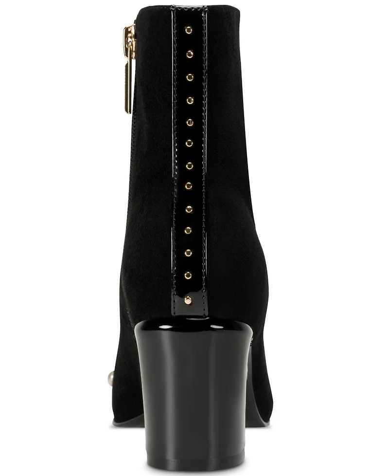 Karl Lagerfeld Paris Women's Dalyn Heeled Booties