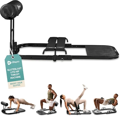 LifePro GluteBlast Hip Thrust Machine - Premium Home Gym Equipment for Glutes, Hips & Thighs