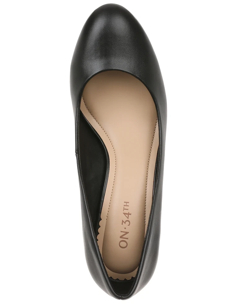 On 34th Toulla Mid Block Heel Pumps, Macy's Exclusive