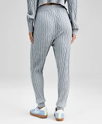 And Now This Women's Cable-Knit Jogger Pants, Macy's Exclusive