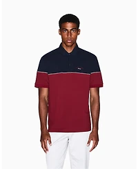 A|X Armani Exchange Men's Color Block Pique Polo Shirt
