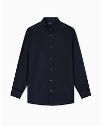 A|X Armani Exchange Men's Allover Logo Jacquard Woven Shirt