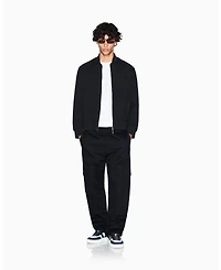 A|X Armani Exchange Men's Mercerized Jacquard Allover Logo T-Shirt