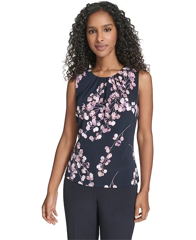 Calvin Klein Petite Printed Sleeveless Top