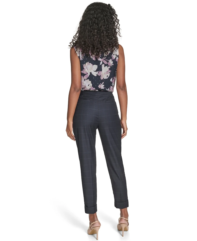 Calvin Klein Women's Rolled Cuff Pants