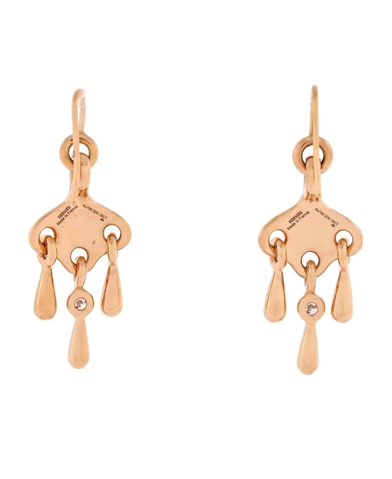 Pre-Owned HERMES Filet d'Or Earrings
