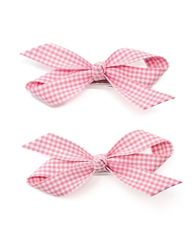 Puttisu Girls 2pc Bow Clip Set