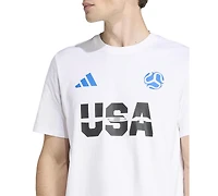 adidas Men's Usa Crewneck Short-Sleeve T-Shirt