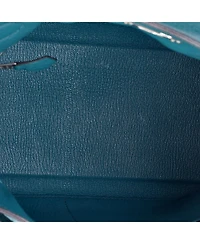 Pre-Owned Hermes Kelly 28 Handbag Clemence with Palladium Hardware