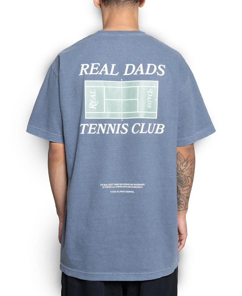 9tofive Men's Real Dads Tennis Club T-Shirt