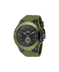 Invicta Men's Aviator Quartz Multifunction Black Dial Watch