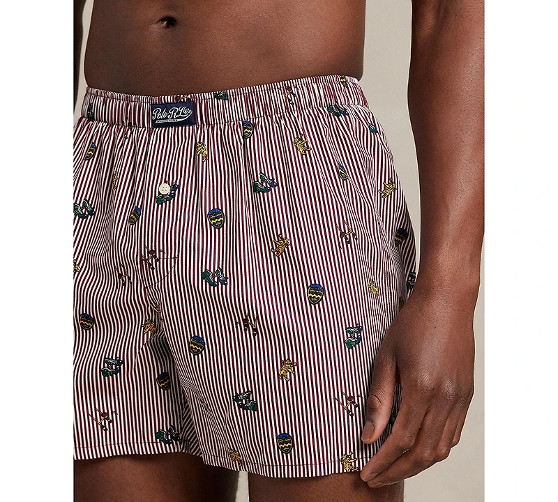 Polo Ralph Lauren Men's Printed Elastic Waist Boxers