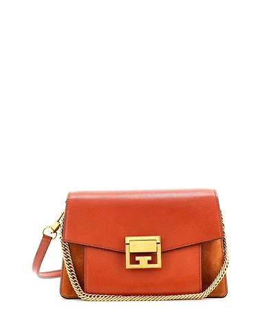 Pre-Owned Givenchy Small GV3 Flap Bag Leather