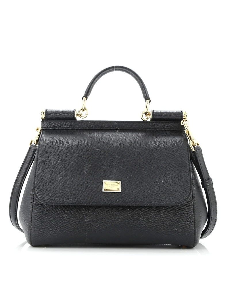 Pre-Owned Dolce & Gabbana Medium Miss Sicily Bag Leather