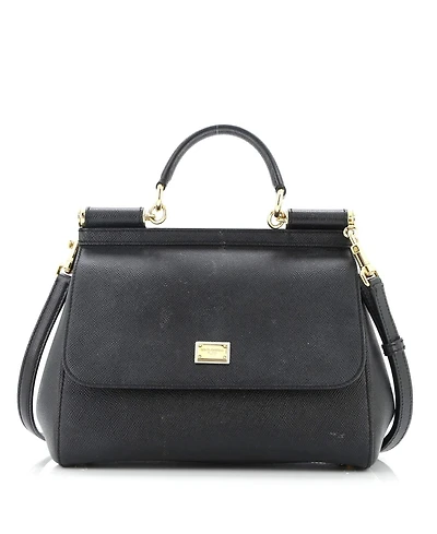 Pre-Owned Dolce & Gabbana Medium Miss Sicily Bag Leather