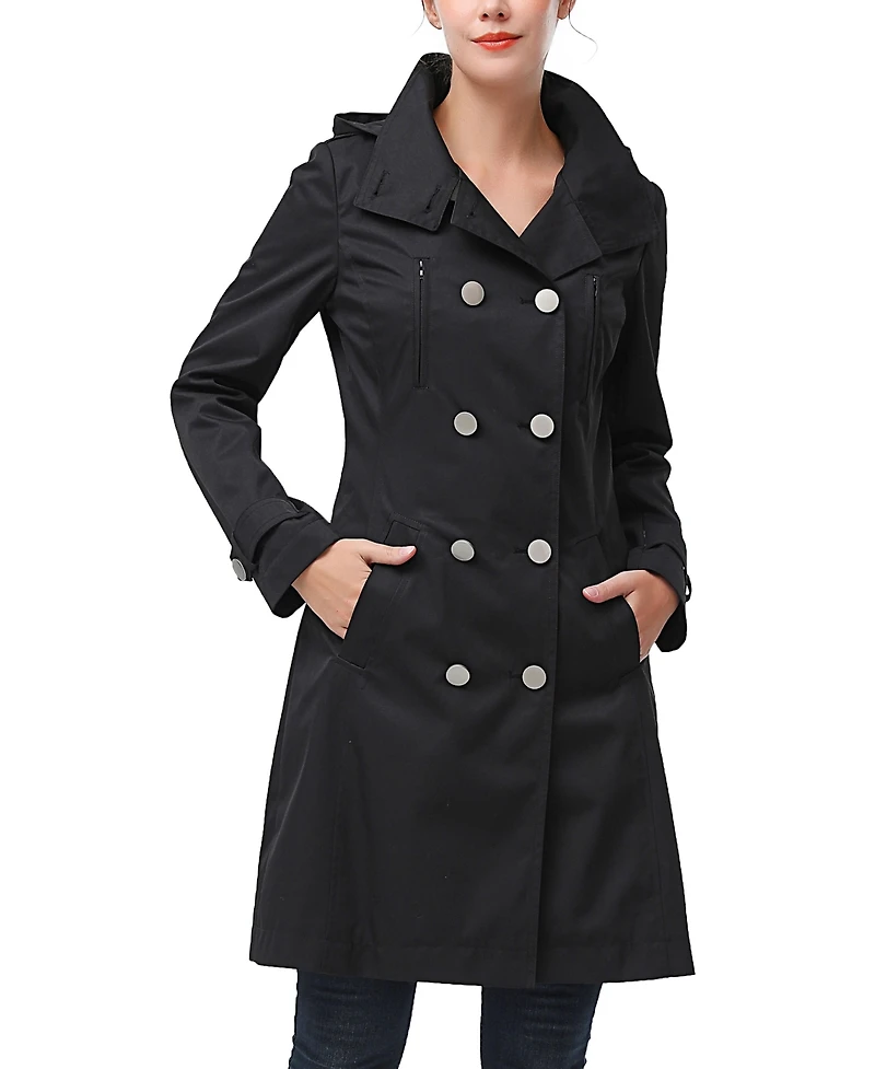 kimi + kai Women's Mid-Length Trench Coat