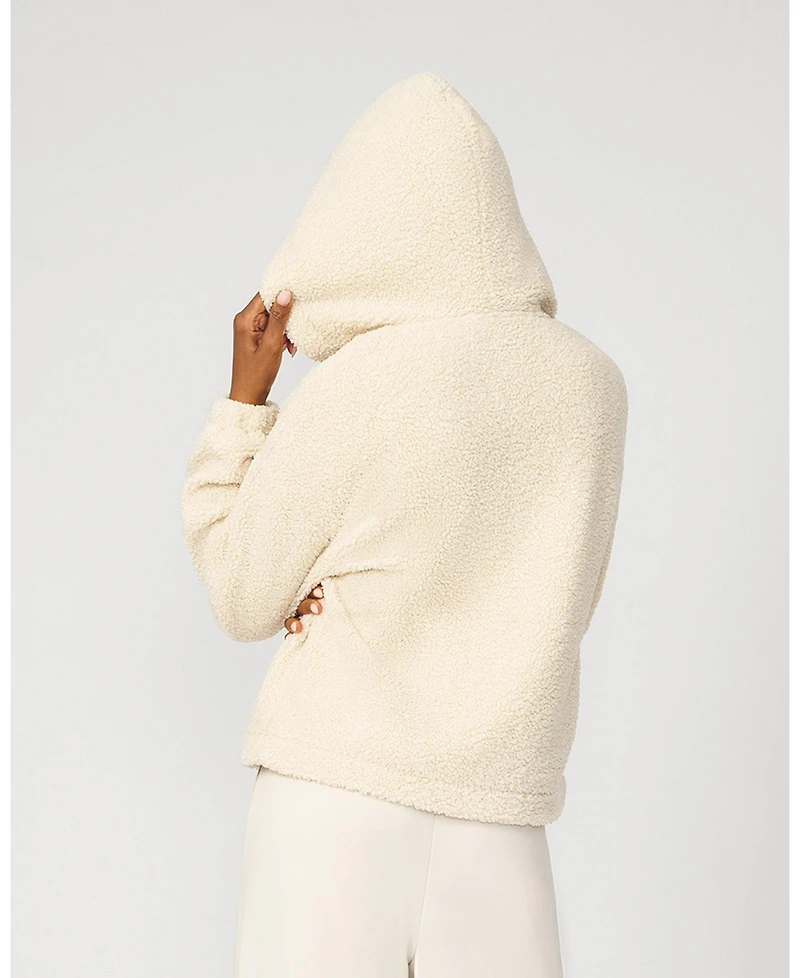 Cable & Gauge Women's Cozy Sherpa Zip Hoodie