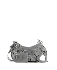 Pre-Owned Balenciaga Small Le Cagole Giant Studs Shoulder Bag Leather