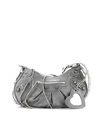 Pre-Owned Balenciaga Small Le Cagole Giant Studs Shoulder Bag Leather