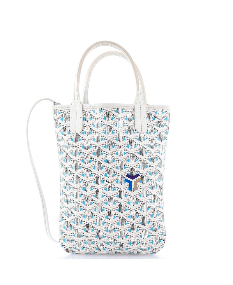 Pre-Owned Goyard Mini Poitiers Tote Claire Voie Coated Canvas