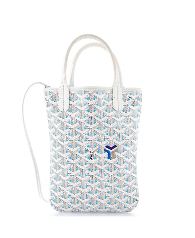 Pre-Owned Goyard Mini Poitiers Tote Claire Voie Coated Canvas