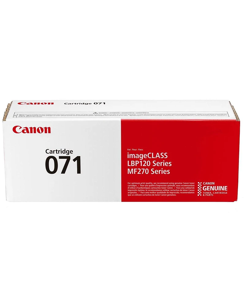 Canon 071 Standard Toner Cartridge for imageCLASS LBP122dw Printer, Black