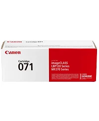 Canon 071 Standard Toner Cartridge for imageCLASS LBP122dw Printer, Black