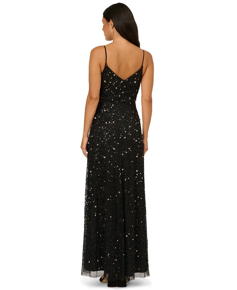 Adrianna Papell Women's Embellished Sleeveless Dress