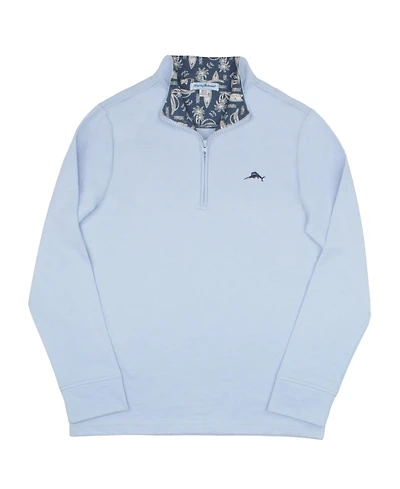 Tommy Bahama Boys Quarter-Zip Long Sleeve Knit Shirt