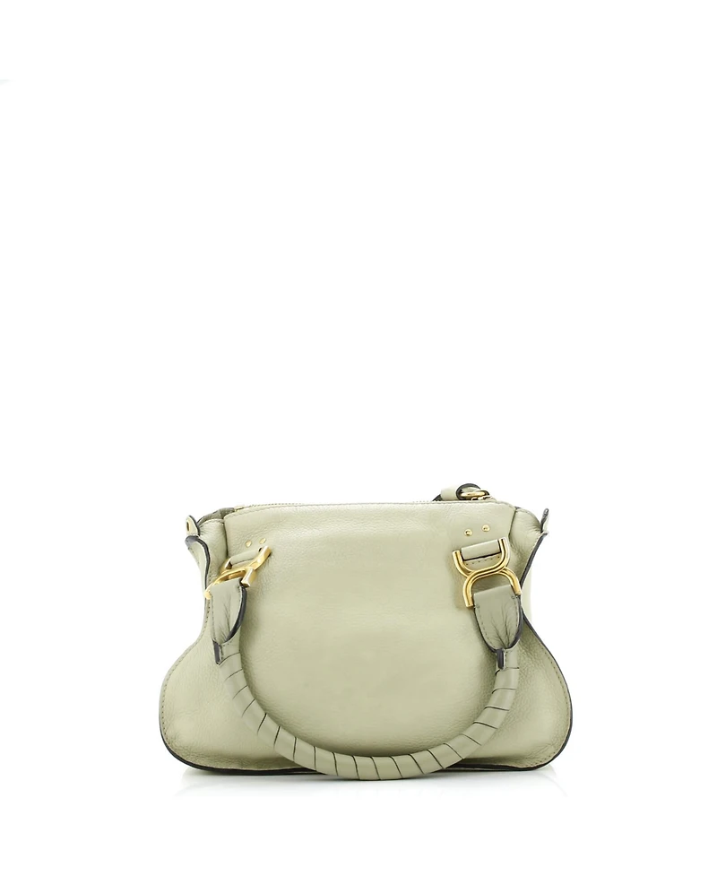 Pre-Owned Chloe Small Marcie Satchel Leather