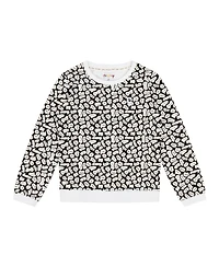 Mixed Up Clothing Kids Crewneck Sweatshirt and Jogger Pants Set - Black/White-Hello