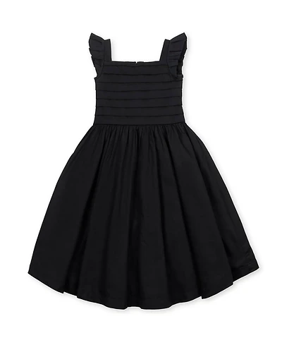 Hope & Henry Big Girls Organic Pleated Bodice Sateen Party Dress