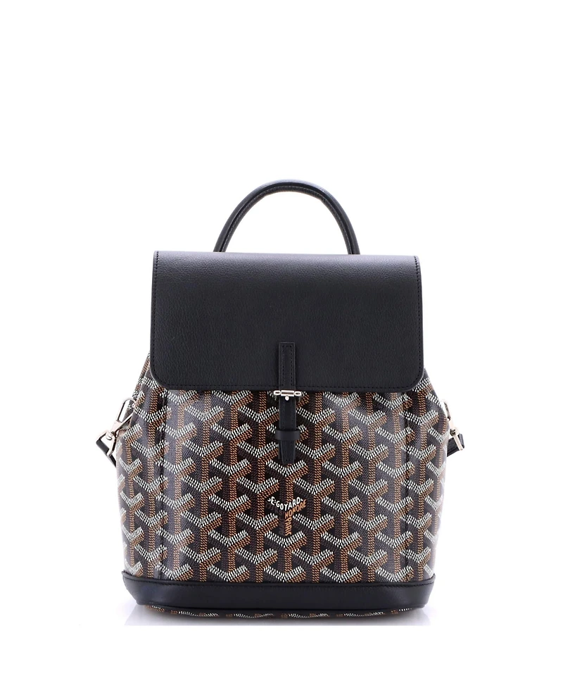 Pre-Owned Goyard Mini Alpin Backpack Coated Canvas