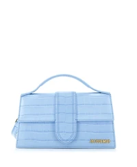 Pre-Owned Jacquemus Le Grand Bambino Flap Bag Embossed Leather